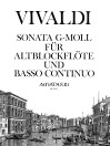 VIVALDI Sonata g minor (RV 50) - Score & Parts