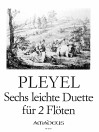 PLEYEL 6 easy duets for 2 flutes (flute + violin)