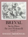 BREVAL 6 Duos op. 25 für 2 Celli - Band I:1-3