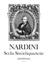 NARDINI Sechs Streichquartette - Stimmen komplett