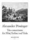 PÖSSINGER Trio concertante op. 7 - parts