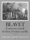 BLAVET Flötenkonzert a-moll - Partitur