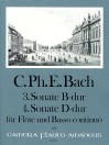 BACH C.Ph.E. 3. + 4. Flute sonatas (Wq 125/6)