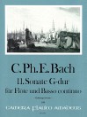 BACH C.Ph.E. 11. Flötensonate ”Hamburger Sonate”