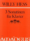 HESS W. 3 Sonatinen für Klavier op. 114 (1983)