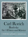 * RORICH Burlesca op. 64 for 3 flutes and piano