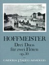 HOFFMEISTER 3 Duos op. 30 für 2 Flöten - Stimmen