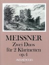MEISSNER 2 duos concertant op. 4 for 2 clarinets