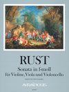 RUST F.W. Sonata in f minor [First Edition]