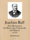 RAFF 2 Romanzen op. 182 für Horn und Klavier