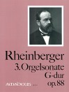 RHEINBERGER 3. Orgelson. G-dur op. 88 (Pastoral)