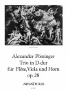 PÖSSINGER Trio in D major op. 28 - Score & Parts