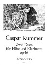 KUMMER 2 Duos op. 46 für Flöte und Klarinette