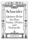 SCHNEIDER Quintett in C-dur op. 49 - Stimmen