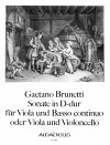 BRUNETTI Sonata in D major for viola and bc.