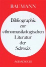 BAUMANN Bibliographie zur Literatur der Schweiz