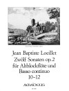 LOEILLET 12 Sonatas op. 2 - Volume IV: 10-12