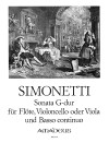 SIMONETTI Sonata G major op. 5/4 - Score and parts