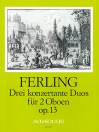 FERLING 3 konzertante Duos op. 13 für 2 Oboen