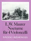 MAURER Nocturne op. 90 for four violoncelli