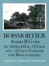 BOISMORTIER Sonata II in G major - Score & Parts