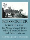 BOISMORTIER Sonata III e minor - Score & Parts
