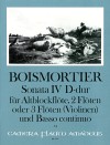 BOISMORTIER Sonata IV in D major - Score & Parts