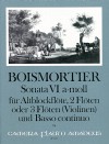 BOISMORTIER Sonata VI in a minor - Score & Parts