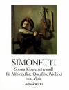 SIMONETTI Sonata (Concerto) g minor op. 4/2