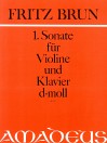 BRUN 1. Sonate D-moll für Violine und Klavier