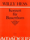 HESS W. Concert op. 116 for bassettbassoon - score