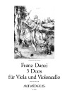 DANZI 3 Duos für Viola und Cello (1. Buch)