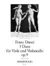 DANZI 3 duos op. 9 for viola and cello (2nd book)