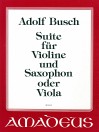 BUSCH Suite für Violine und Saxophon oder Viola