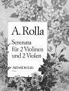 ROLLA, A. Serenata für 2 Violinen und 2 Violen