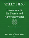 HESS W. Summernight op.73 - piano reduction