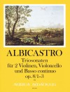ALBICASTRO 12 Triosonaten op. 8/1-3 - Bd. I