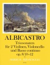 ALBICASTRO 12 Triosonatas op. 8/10-12 - Bd. IV