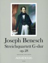 BENESCH J. Quartett G-dur op. 28 - Part.u.St.