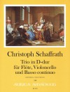 SCHAFFRATH CHR. Trio in D major Fl/VC/BC