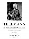TELEMANN 12 Fantasien TWV 40:26-37 für Viola solo