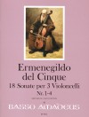 QINQUE 18 Sonate per 3 Violoncelli - Nr. 1-4