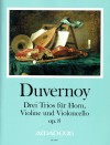 DUVERNOY F. 3 Trios für Horn, Violine, Cello - PSt