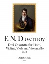 DUVERNOY F. 3 Quartette op. 2