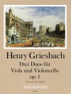 GRIESBACH 3 Duos op. 1 für Viola und Violoncello