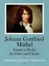 MÜTHEL Sonata D-dur für Flöte und Clavier