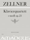 ZELLNER Klavierquartett c-moll op. 23 - Erstdruck