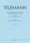 TELEMANN 6 Sonaten - Heft 2: h-moll, A-Dur, E-Dur