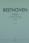 BEETHOVEN Three Duets - Parts (2)