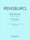 RENSBURG Three pieces op. 2 for viola & piano